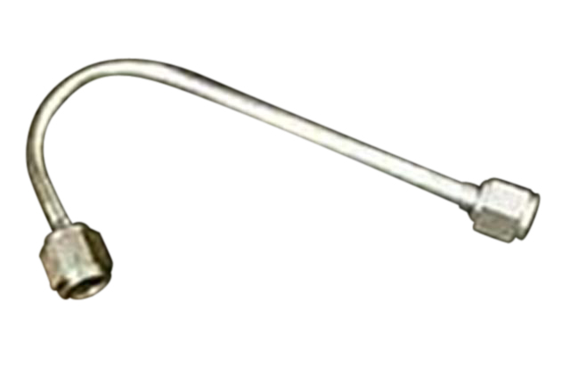 bent stainless steel supply line